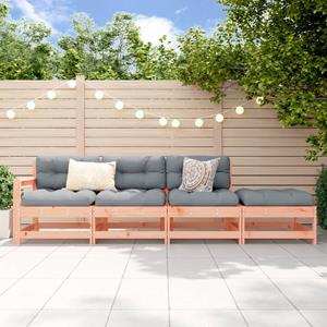 VidaXL 4-delige Loungeset massief douglashout