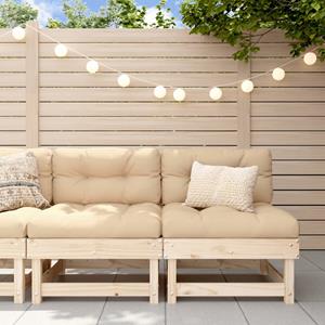 VidaXL Tuinmiddenbanken 2 st massief grenenhout 8720845806057
