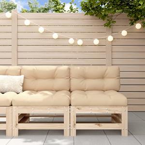 VidaXL Tuinmiddenbanken 2 st massief grenenhout 8720845807313