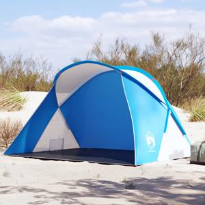 VidaXL Strandtent pop-up waterdicht azuurblauw