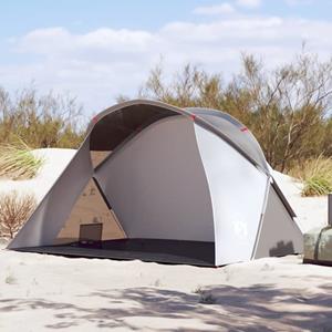 VidaXL Strandtent pop-up waterdicht grijs
