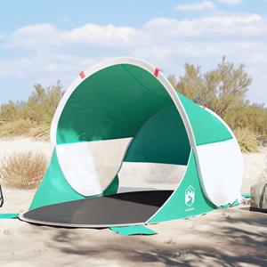 VidaXL Strandtent 2-persoons pop-up waterdicht zeegroen