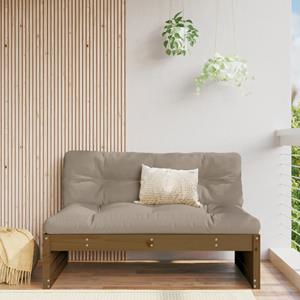 VidaXL Tuinmiddenbank 120x80 cm massief grenenhout honingbruin