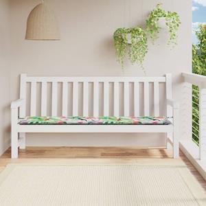 VidaXL Tuinbankkussen 200x50x3 cm stof meerkleurig