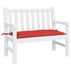 VidaXL Tuinbankkussen 100x50x7 cm oxford stof rood