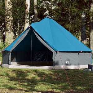 VidaXL Tipitent voor gezin 12-persoons waterdicht blauw