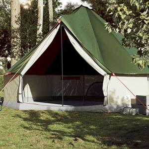 VidaXL Tipitent 10-persoons waterdicht groen