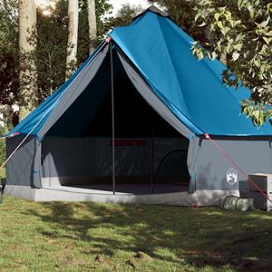 VidaXL Tipitent voor gezin 10-persoons waterdicht blauw