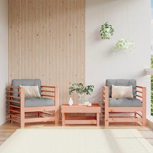 VidaXL Tuinstoelen 2 st massief douglashout