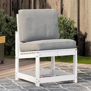 VidaXL Tuinstoel 50,5x55x77 cm massief grenenhout wit