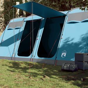 VidaXL Tunneltent 10-persoons waterdicht blauw