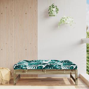VidaXL Tuinvoetenbank 120x80 cm geïmpregneerd grenenhout