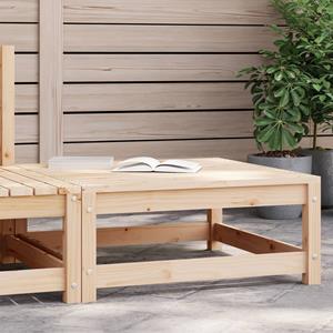 VidaXL Tuinvoetenbank 70x70x30 cm massief grenenhout