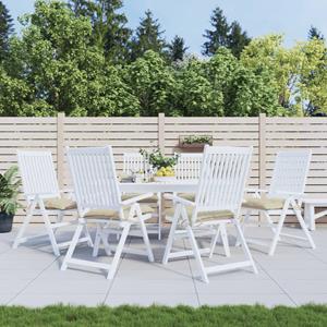VidaXL Stoelkussens 6 st 40x40x7 cm oxford stof beige