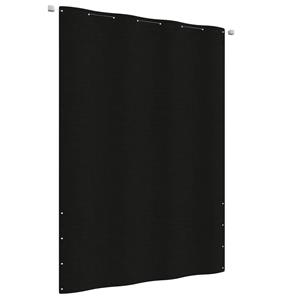 VidaXL Balkonscherm 160x240 cm oxford stof zwart