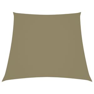 VidaXL Zonnescherm trapezium 3/4x3 m oxford stof beige