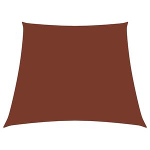 VidaXL Zonnezeil trapezium 3/5x4 m oxford stof terracottakleurig
