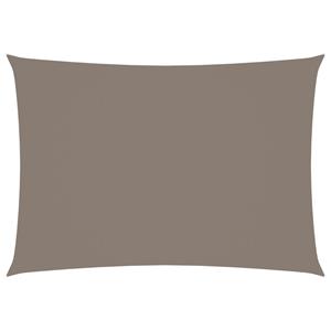 VidaXL Zonnescherm rechthoekig 2,5x4 m oxford stof taupe