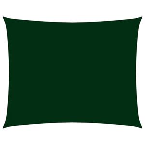VidaXL Zonnescherm rechthoekig 2x3,5 m oxford stof donkergroen