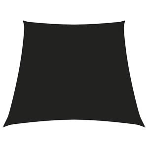 VidaXL Zonnescherm trapezium 4/5x4 m oxford stof zwart