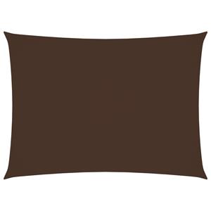 VidaXL Zonnescherm rechthoekig 2,5x3,5 m oxford stof bruin