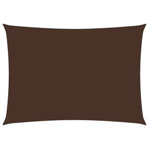 VidaXL Zonnescherm rechthoekig 2,5x4 m oxford stof bruin