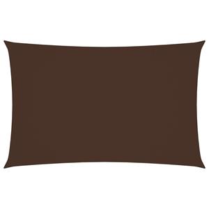 VidaXL Zonnescherm rechthoekig 2,5x5 m oxford stof bruin