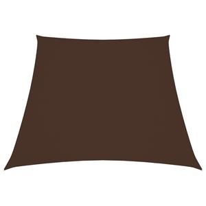 VidaXL Zonnescherm trapezium 3/4x3 m oxford stof bruin