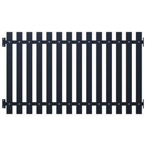VidaXL Schuttingpaneel 170,5x75 cm gepoedercoat staal antraciet
