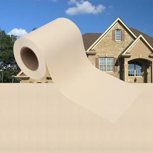 VidaXL Tuinscherm 35x0,19 m PVC crème
