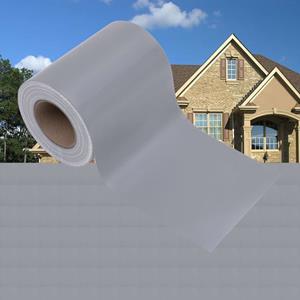 VidaXL Tuinscherm 35x0,19 m PVC mat lichtgrijs