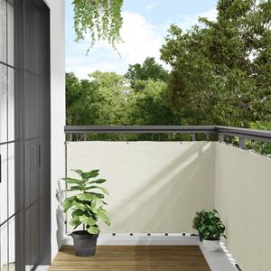 VidaXL Tuinscherm 400x90 cm PVC wit
