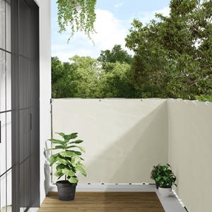 VidaXL Tuinscherm 600x120 cm PVC wit