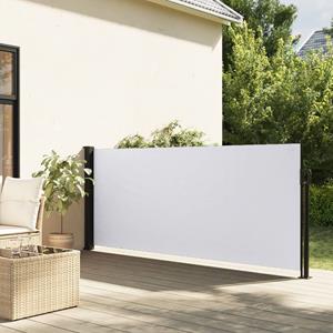 VidaXL Windscherm uittrekbaar 120x300 cm wit