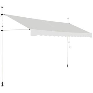 Coast Uitschuifbaar Zonnescherm - Waterdicht - UV Bestendig - Verstelbaar - 395 cm Breed - Beige