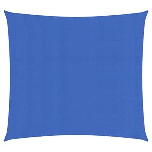 VidaXL Zonnezeil 160 g/m² vierkant 3x3 m HDPE blauw