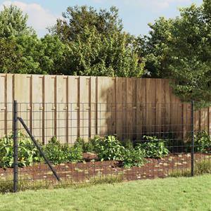VidaXL Draadgaashek met flens 0,8x10 m antracietkleurig 8720845780456