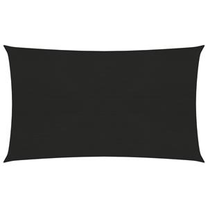 VidaXL Zonnezeil 160 g/m² 5x8 m HDPE zwart