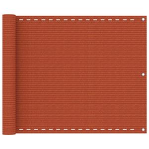 Balkonscherm 75x300 cm HDPE oranje