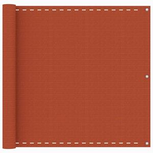 VidaXL Balkonscherm 90x600 cm HDPE oranje