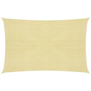 vidaXL Zonnezeil 160 g/m² 2x2,5 m HDPE beige