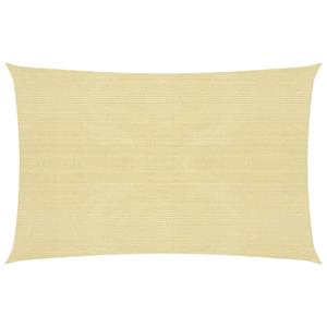 VidaXL Zonnezeil 160 g/m² 5x8 m HDPE beige