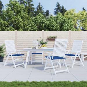 VidaXL Tuinstoelkussens 4 st 40x40x3 cm oxford stof koningsblauw