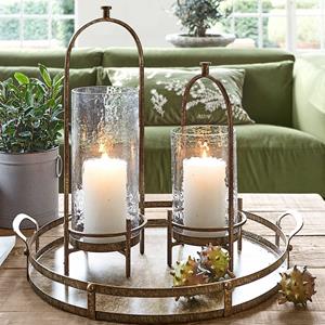 Loberon Windlicht set van 2 Aquivar