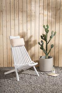 Nohr Loungestoel Tareva Acaciahout - Wit