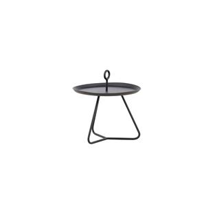 Hioshop Pamplona tuintafel bijzettafel Ø40 zwart.