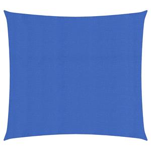 VidaXL Zonnezeil 160 g/m² vierkant 5x5 m HDPE blauw