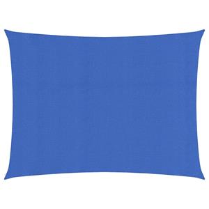 VidaXL Zonnezeil 160 g/m² 2x3 m HDPE blauw