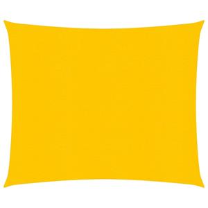 VidaXL Zonnezeil 160 g/m² 3x3 m HDPE geel