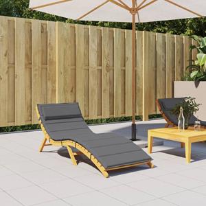 VidaXL Ligbedkussen 180x60x3 cm oxford stof antracietkleurig